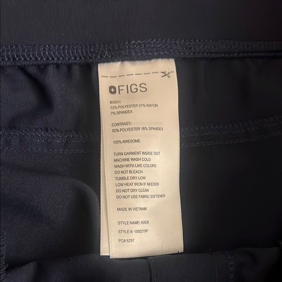 Figs High Waisted Yola Skinny Scrub Pants - Picture 2 of 15